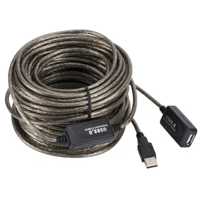 USB 2.0 Extension Cable - Male to Female Active Repeater for Wireless Network Card, 5/10/15/20m Product Image #14639 With The Dimensions of 1001 Width x 1001 Height Pixels. The Product Is Located In The Category Names Computer & Office → Computer Cables & Connectors