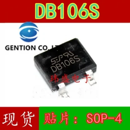 50PCS DB106 DB106S SOP-4 Bridge Rectifier - 1A/600V Product Image #33429 With The Dimensions of 459 Width x 459 Height Pixels. The Product Is Located In The Category Names Computer & Office → Device Cleaners