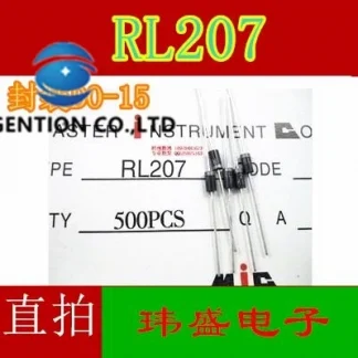 50PCS RL207 2A/1000V Power Rectifier Diode DO-41 Product Image #33465 With The Dimensions of  Width x  Height Pixels. The Product Is Located In The Category Names Computer & Office → Device Cleaners