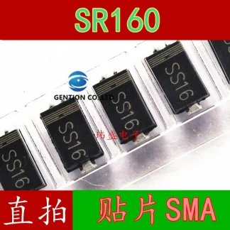 50PCS SS16 SR160 1A/v DO-214AC SMA Schottky Diodes - 100% New & Original Product Image #33506 With The Dimensions of  Width x  Height Pixels. The Product Is Located In The Category Names Computer & Office → Device Cleaners