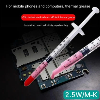 HY530PI Thermal Paste - Quick Cooling Pink, 2.5W/M-K, 0.5g, Computer Cooling Thermal Compound for CPU (5Pcs) Product Image #13617 With The Dimensions of 1001 Width x 1001 Height Pixels. The Product Is Located In The Category Names Computer & Office → Device Cleaners