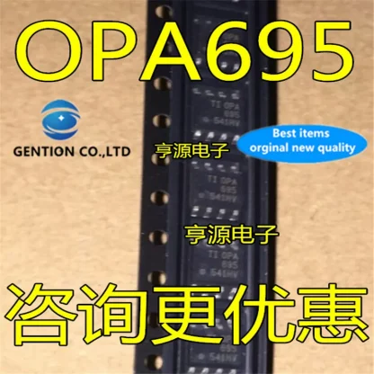 5Pcs OPA695 SOP8 High-Speed Operational Amplifier ICs: Genuine New Components Product Image #31125 With The Dimensions of 800 Width x 800 Height Pixels. The Product Is Located In The Category Names Computer & Office → Device Cleaners