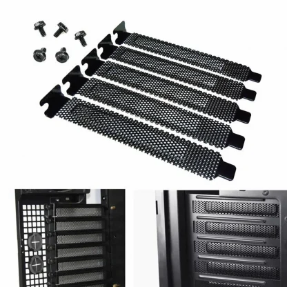 5Pcs PCI Slot Cover Dust Filter - Hard Steel Blanking Plate with Screws for Desktop PC Case Expansion Plug-In Product Image #16589 With The Dimensions of 1000 Width x 1000 Height Pixels. The Product Is Located In The Category Names Computer & Office → Device Cleaners