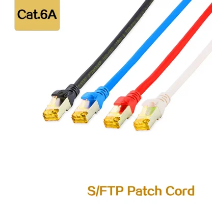 Pack of 5 - 10G CAT6A SFTP Shielded RJ45 Patch Cords - LSOH Ethernet Snagless Patch Leads (0.25/0.5/1/2/3/5/10M) Product Image #12985 With The Dimensions of 800 Width x 800 Height Pixels. The Product Is Located In The Category Names Computer & Office → Computer Cables & Connectors