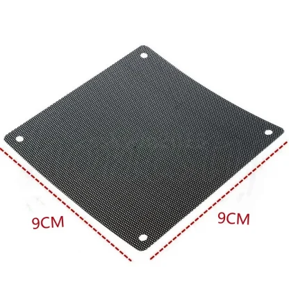 5pcs Black Computer Dust Covers - Mesh Heat Dissipation for 9cm, 12cm, and 14cm Ultra-fine Dust Protection. Product Image #17937 With The Dimensions of 800 Width x 800 Height Pixels. The Product Is Located In The Category Names Computer & Office → Device Cleaners