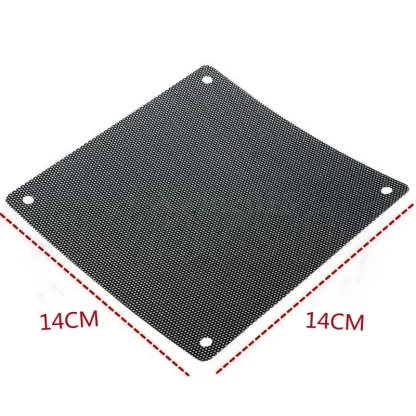 5pcs Black Computer Dust Covers - Mesh Heat Dissipation for 9cm, 12cm, and 14cm Ultra-fine Dust Protection. Product Image #17939 With The Dimensions of 800 Width x 800 Height Pixels. The Product Is Located In The Category Names Computer & Office → Device Cleaners