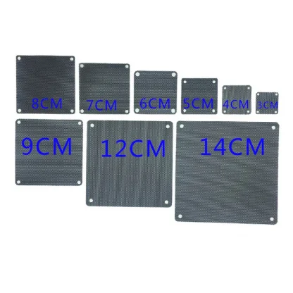 5pcs Black Computer Dust Covers - Mesh Heat Dissipation for 9cm, 12cm, and 14cm Ultra-fine Dust Protection. Product Image #17940 With The Dimensions of 800 Width x 800 Height Pixels. The Product Is Located In The Category Names Computer & Office → Device Cleaners