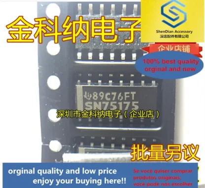 Set of 5 Genuine New SN75175DR Transceiver Chips - SMD SOP16 Configuration, 3.9MM Pin Product Image #1370 With The Dimensions of 552 Width x 506 Height Pixels. The Product Is Located In The Category Names Computer & Office → Device Cleaners