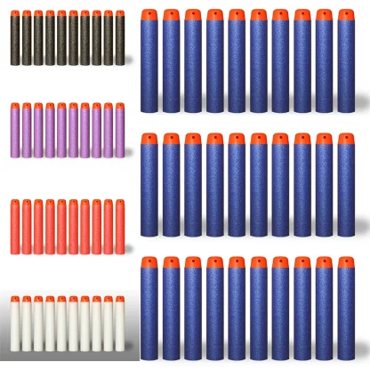 Refill Darts Bullets for Nerf Toy Gun - Soft Foam Bullets with Hollow Holes, 7.2CM Product Image #33727 With The Dimensions of 1000 Width x 1000 Height Pixels. The Product Is Located In The Category Names Sports & Entertainment → Shooting → Paintballs