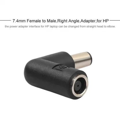 90 Degree Right Angle Adapter 7.4mm Female to 7.4mm Male for HP and DELL Laptop Accessories Product Image #5302 With The Dimensions of 1001 Width x 1001 Height Pixels. The Product Is Located In The Category Names Computer & Office → Computer Cables & Connectors