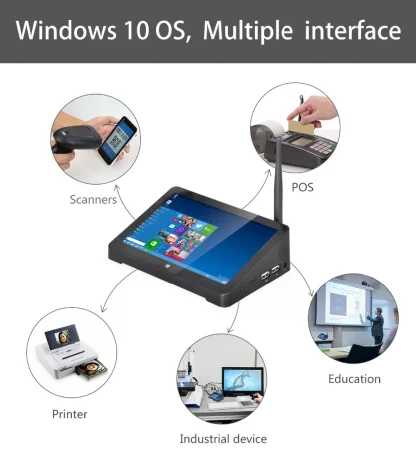 T7-W Mini PC: 7 Inch 1280x800 IPS Screen, Windows 10, Intel Z3735F, 2G RAM, 32G ROM, BT4.0, Wifi, RJ45 Product Image #15619 With The Dimensions of 1000 Width x 1115 Height Pixels. The Product Is Located In The Category Names Computer & Office → Mini PC