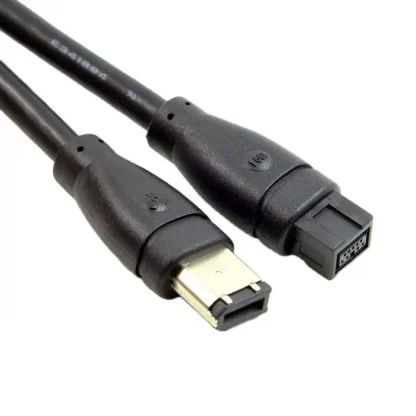 FireWire 800 to FireWire 400 Cable, 9-6 PIN, IEEE 1394B, 1.8m, Black Product Image #123 With The Dimensions of 700 Width x 700 Height Pixels. The Product Is Located In The Category Names Computer & Office → Computer Cables & Connectors