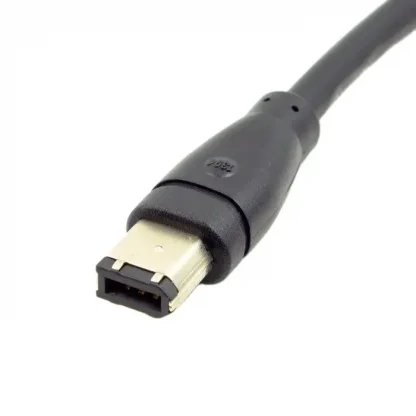 FireWire 800 to FireWire 400 Cable, 9-6 PIN, IEEE 1394B, 1.8m, Black Product Image #124 With The Dimensions of 700 Width x 700 Height Pixels. The Product Is Located In The Category Names Computer & Office → Computer Cables & Connectors