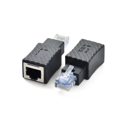 Right Angle RJ45 Male to Female Cat5/6 Ethernet LAN Extension Adapter - 90/180/270 Degree Product Image #5510 With The Dimensions of 800 Width x 800 Height Pixels. The Product Is Located In The Category Names Computer & Office → Computer Cables & Connectors