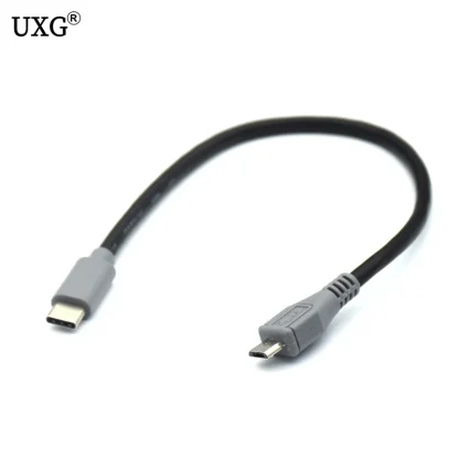 90-Degree Type C to Micro USB OTG Charger Cable for Phone - Sync and Charge Adapter for Huawei, Samsung, and More Product Image #9906 With The Dimensions of 800 Width x 800 Height Pixels. The Product Is Located In The Category Names Computer & Office → Computer Cables & Connectors