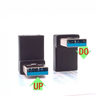 90 Degree USB 3.0 Type-A Male to USB 3.1 Type-C Female Adapter - Right Angle USB C Connector Product Image #7277 With The Dimensions of  Width x  Height Pixels. The Product Is Located In The Category Names Computer & Office → Computer Cables & Connectors