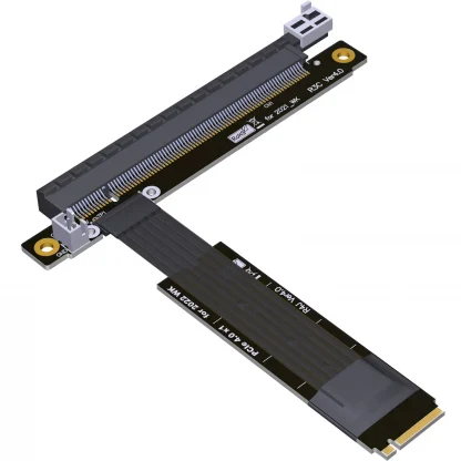 ADT PCI Express 4.0/3.0 GPU Riser Adapter - M.2 NVMe to X16 Extension Cable for AMD NVIDIA Card Mining Product Image #21758 With The Dimensions of 1600 Width x 1600 Height Pixels. The Product Is Located In The Category Names Computer & Office → Computer Cables & Connectors