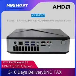 AMD Ryzen 9 Gaming Mini PC with 5900HX, DDR4, M.2 NVMe, SATA, Radeon Graphics, Windows 11 - Micro Gamer Desktop Computer for 4K HD, DP, and WiFi 6. Product Image #9959 With The Dimensions of  Width x  Height Pixels. The Product Is Located In The Category Names Computer & Office → Mini PC