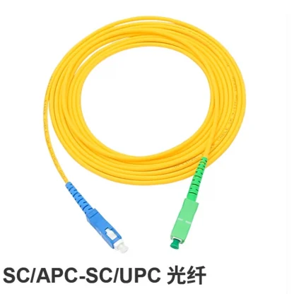Upgrade Your Network: Single Mode Fiber Optic Jumper Cable, 3mm, 1m-40m Length, APC-LC-FC-ST to UPC-SC-LC-FCSC/APC-SC/APC-SM. Fast, Reliable Connectivity! Product Image #16753 With The Dimensions of 800 Width x 800 Height Pixels. The Product Is Located In The Category Names Computer & Office → Computer Cables & Connectors