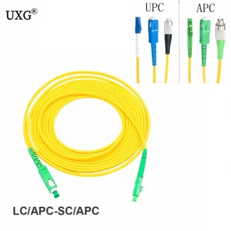 Upgrade Your Network: Single Mode Fiber Optic Jumper Cable, 3mm, 1m-40m Length, APC-LC-FC-ST to UPC-SC-LC-FCSC/APC-SC/APC-SM. Fast, Reliable Connectivity! Product Image #16751 With The Dimensions of  Width x  Height Pixels. The Product Is Located In The Category Names Computer & Office → Mini PC