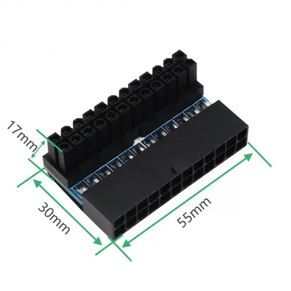 ATX 24Pin 90 Degree Power Plug Adapter for Mainboard Motherboard Power Connectors Product Image #17788 With The Dimensions of 800 Width x 800 Height Pixels. The Product Is Located In The Category Names Computer & Office → Computer Cables & Connectors