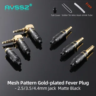 AVSSZ High-End 3.5mm Stereo Headphone Extension Cable with Gold-Plated Dual-Channel, Balanced 4.4mm Plug - 3/4/5 Poles Product Image #23067 With The Dimensions of  Width x  Height Pixels. The Product Is Located In The Category Names Computer & Office → Computer Cables & Connectors