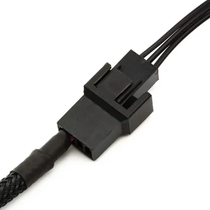 Angitu 2pin to 4Pin GPU/Motherboard Fan Adapter Cable - Compatible with 3pin and 4pin, Black Sleeved Product Image #13510 With The Dimensions of 800 Width x 800 Height Pixels. The Product Is Located In The Category Names Computer & Office → Computer Cables & Connectors