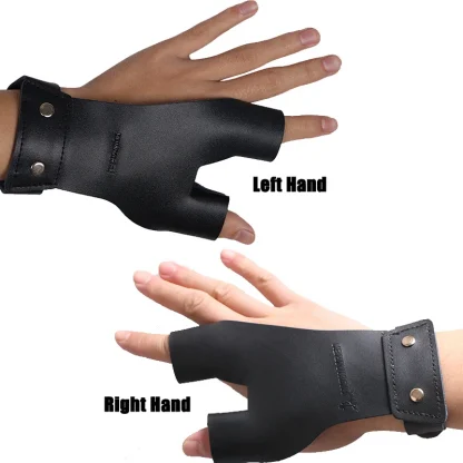 Leather Archery Finger Protector for Outdoor Hunting and Shooting - Left/Right Hand Product Image #28482 With The Dimensions of 800 Width x 800 Height Pixels. The Product Is Located In The Category Names Sports & Entertainment → Shooting → Paintballs