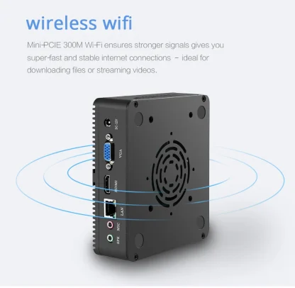 BEBEPC Fanless Mini PC with Intel Celeron N2830, Windows 10, Linux, DDR3L, mSATA SSD, VGA, HD WiFi, Gigabit LAN, 5xUSB - Affordable and Silent HTPC Product Image #1130 With The Dimensions of 990 Width x 967 Height Pixels. The Product Is Located In The Category Names Computer & Office → Mini PC