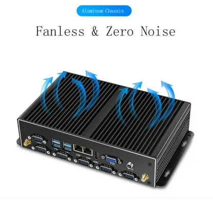 BEBEPC Fanless Mini Industrial PC with Core i7/i5 4200U, Celeron 2955U, HD WiFi, Windows 10, Linux, Dual LAN, and 6 COM Ports for Industrial Computing. Product Image #5732 With The Dimensions of 800 Width x 800 Height Pixels. The Product Is Located In The Category Names Computer & Office → Mini PC