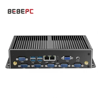 BEBEPC Fanless Mini Industrial PC with Core i7/i5 4200U, Celeron 2955U, HD WiFi, Windows 10, Linux, Dual LAN, and 6 COM Ports for Industrial Computing. Product Image #5730 With The Dimensions of  Width x  Height Pixels. The Product Is Located In The Category Names Computer & Office → Mini PC