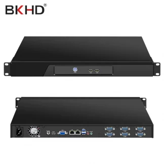 BKHD Industrial Computer 1U Rack Server - Core i3/i5/i7, Dual Network Ports, 6COM Custom Server, Multi-Serial Product Image #14981 With The Dimensions of  Width x  Height Pixels. The Product Is Located In The Category Names Computer & Office → Device Cleaners