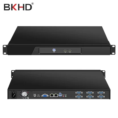 BKHD Industrial Computer 1U Rack Server - Core i3/i5/i7, Dual Network Ports, 6COM Custom Server, Multi-Serial Product Image #14981 With The Dimensions of 800 Width x 800 Height Pixels. The Product Is Located In The Category Names Computer & Office → Mini PC