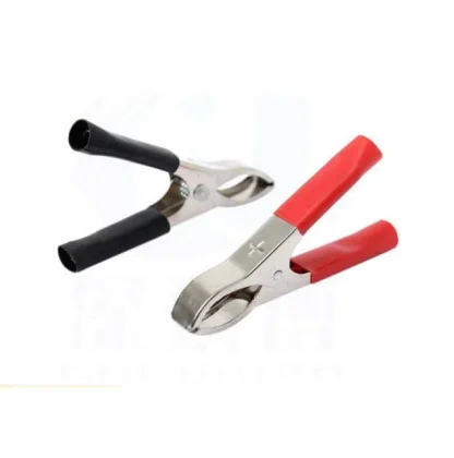 Nickel-Plated Iron Alligator Clips - 70mm, Red and Black, Strong Elastic, 30A Capacity Product Image #25209 With The Dimensions of 634 Width x 640 Height Pixels. The Product Is Located In The Category Names Computer & Office → Computer Cables & Connectors
