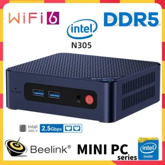 Beelink EQ12 Pro GK Mini S12: 12th Gen Intel Core i3 N305 N95 N100 J4125 Mini PC Desktop with WIFI6, DDR5, and Bluetooth Product Image #15456 With The Dimensions of  Width x  Height Pixels. The Product Is Located In The Category Names Computer & Office → Mini PC