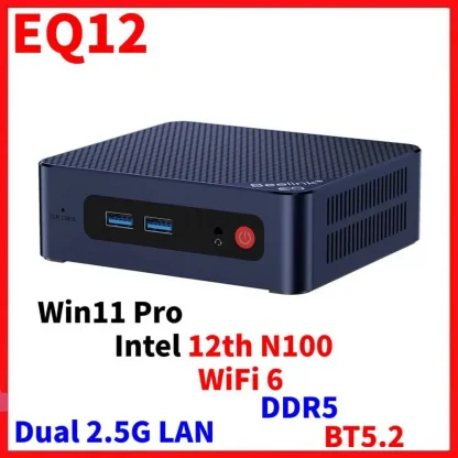 Beelink EQ12 Pro GK Mini S12: 12th Gen Intel Core i3 N305 N95 N100 J4125 Mini PC Desktop with WIFI6, DDR5, and Bluetooth Product Image #15461 With The Dimensions of 1000 Width x 1000 Height Pixels. The Product Is Located In The Category Names Computer & Office → Mini PC