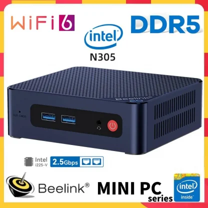 Beelink EQ12 Pro GK Mini S12: 12th Gen Intel Core i3 N305 N95 N100 J4125 Mini PC Desktop with WIFI6, DDR5, and Bluetooth Product Image #15456 With The Dimensions of 1000 Width x 1000 Height Pixels. The Product Is Located In The Category Names Computer & Office → Mini PC