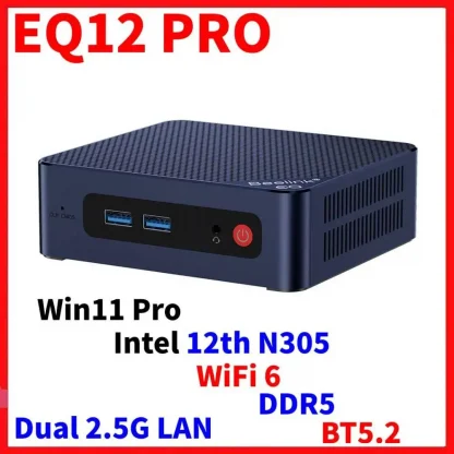 Beelink EQ12 Pro GK Mini S12: 12th Gen Intel Core i3 N305 N95 N100 J4125 Mini PC Desktop with WIFI6, DDR5, and Bluetooth Product Image #15462 With The Dimensions of 1000 Width x 1000 Height Pixels. The Product Is Located In The Category Names Computer & Office → Mini PC
