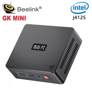 Beelink GK Mini: Intel Celeron J4125 Quad Core, DDR4 8GB, 256GB SSD, HD Port, 1000M LAN Desktop Computer Product Image #15443 With The Dimensions of  Width x  Height Pixels. The Product Is Located In The Category Names Computer & Office → Tablets