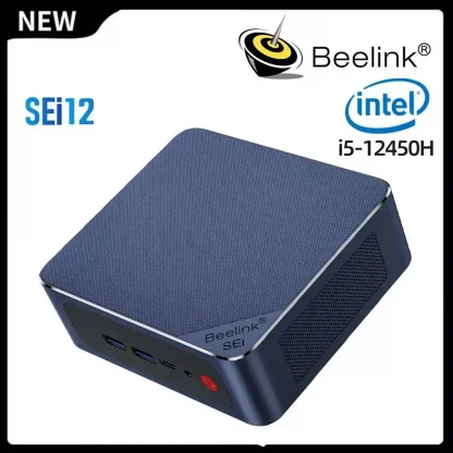 Beelink SEi12 Mini PC - Intel Core i5-12450H 12th Gen, DDR4, SSD, WiFi 6, BT 5.2, PCIe 4.0 - Compact Desktop Game Computer Product Image #24951 With The Dimensions of 1000 Width x 1000 Height Pixels. The Product Is Located In The Category Names Computer & Office → Mini PC