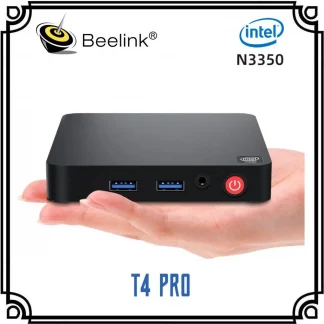 Beelink T4 Pro Mini PC - Intel Apollo Lake N3350, 4GB RAM, 64GB ROM, USB 3.0, 2 HDMI, AC WiFi Product Image #13161 With The Dimensions of  Width x  Height Pixels. The Product Is Located In The Category Names Computer & Office → Device Cleaners