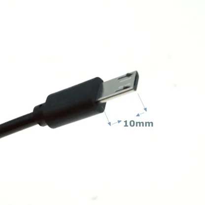 10mm Extra Long Tip Micro USB 2.0 Cable Extension for RugGear RG650, RG655, RG720, Huawei Android Phone - 1m Product Image #19496 With The Dimensions of 800 Width x 800 Height Pixels. The Product Is Located In The Category Names Computer & Office → Computer Cables & Connectors
