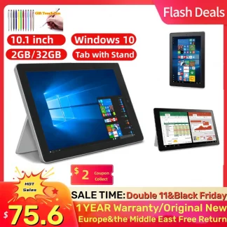 10.1 INCH W101 Windows 10 Tablet - 2GB RAM, 32GB ROM, HDMI-Compatible, Dual Camera, WIFI, Quad Core Product Image #14792 With The Dimensions of  Width x  Height Pixels. The Product Is Located In The Category Names Computer & Office → Tablets