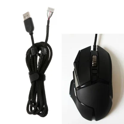 Fast Transmission USB Cable Replacement for Logitech G502 RGB Game Mouse - Black Product Image #15801 With The Dimensions of 800 Width x 800 Height Pixels. The Product Is Located In The Category Names Computer & Office → Computer Cables & Connectors