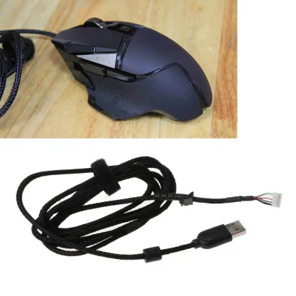 Fast Transmission USB Cable Replacement for Logitech G502 RGB Game Mouse - Black Product Image #15796 With The Dimensions of 800 Width x 800 Height Pixels. The Product Is Located In The Category Names Computer & Office → Computer Cables & Connectors