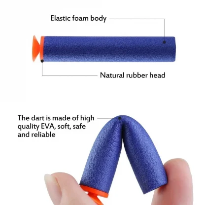 Blue Sucker Bullets for Nerf Gun Series Blasters - 7.2cm Refill Darts Product Image #32913 With The Dimensions of 1000 Width x 1000 Height Pixels. The Product Is Located In The Category Names Sports & Entertainment → Shooting → Paintballs