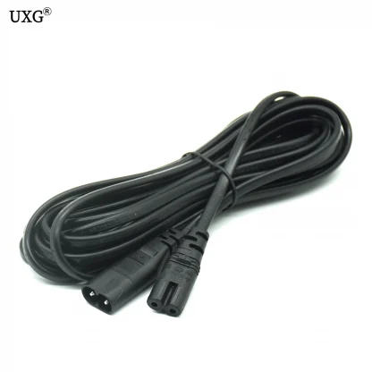European C7 to C8 Power Adapter Converter Cable - 8-Inch Figure Extension Cord in Various Lengths Product Image #7562 With The Dimensions of 2560 Width x 2560 Height Pixels. The Product Is Located In The Category Names Computer & Office → Computer Cables & Connectors
