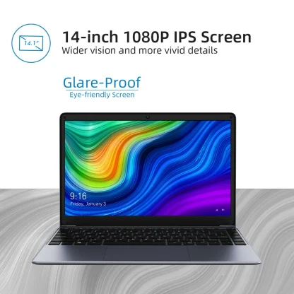 CHUWI HeroBook Pro 14.1" FHD Laptop - Intel Celeron N4020, UHD Graphics 600 GPU, 8GB RAM, 256GB SSD, Windows 10 Product Image #9883 With The Dimensions of 1000 Width x 1000 Height Pixels. The Product Is Located In The Category Names Computer & Office → Laptops