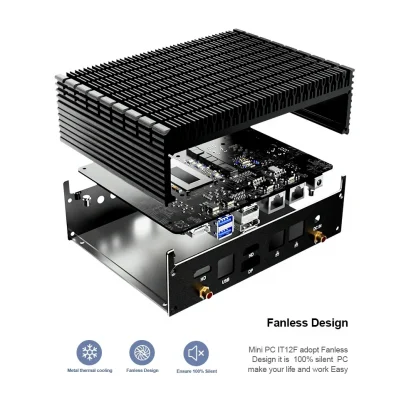 Chatreey KC10-F IT12-F Mini PC - Fanless Design, Intel Core i5/i7, Dual LAN, Windows 11, Gaming & Industrial Computer Product Image #22602 With The Dimensions of 1000 Width x 972 Height Pixels. The Product Is Located In The Category Names Computer & Office → Mini PC