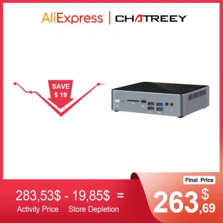 Chatreey KC10 Mini PC with Intel Core i7 10510U/i5 10210U, NVMe SSD, Windows 11, Gaming Desktop Computer, 2x Gigabit Ethernet. Product Image #8433 With The Dimensions of  Width x  Height Pixels. The Product Is Located In The Category Names Computer & Office → Mini PC